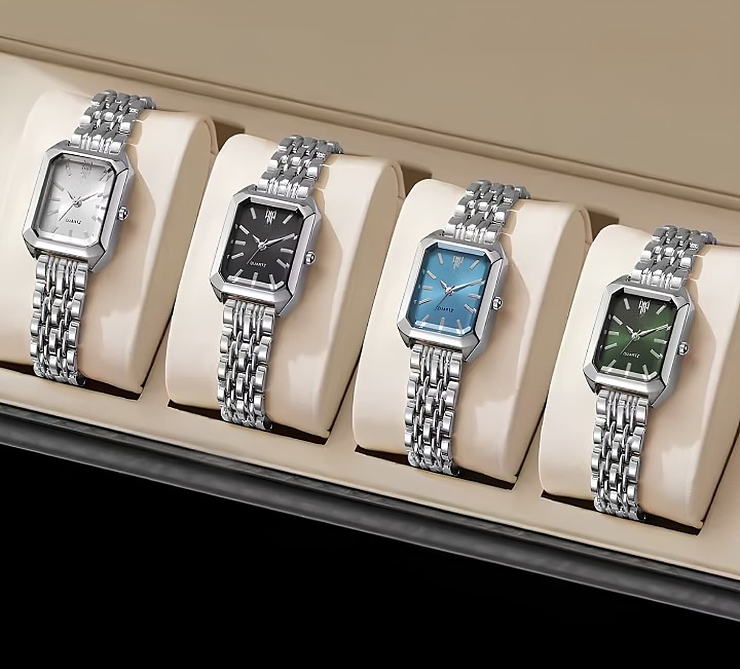 Montre Femme Rectangulaire — Old Money — vue 3